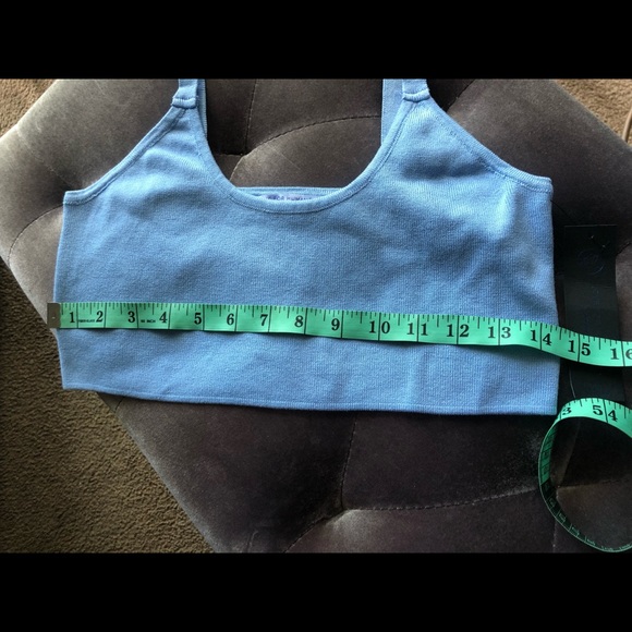Love for humanity couture size medium cropped halter tank top bralette - Picture 6 of 7